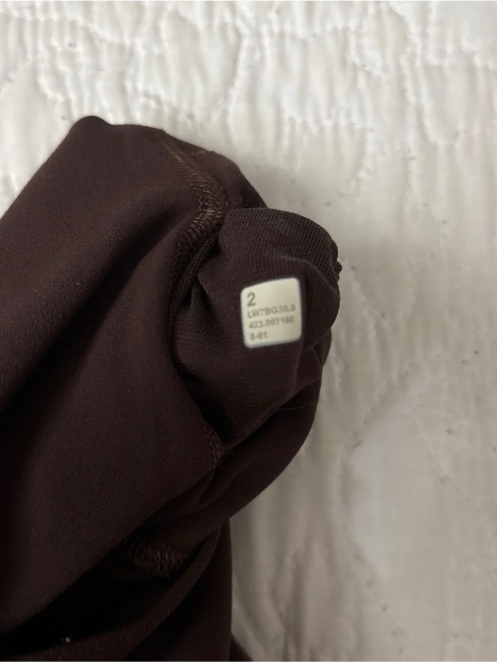 lululemon athletica High-Rise Chocolate Brown Bike Shorts
